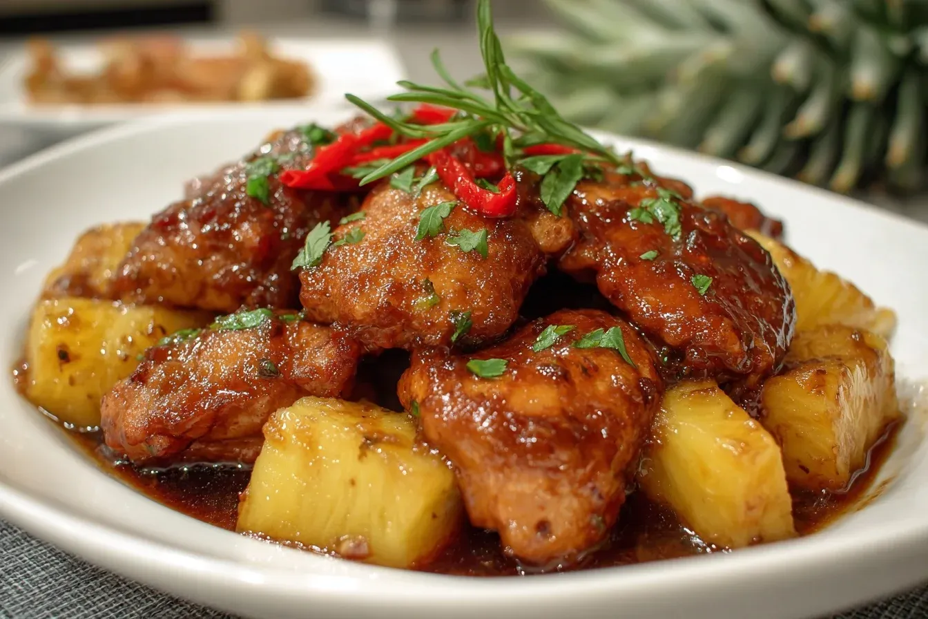brown sugar pineapple chicken: 5 Easy Recipes 2 1773491394904