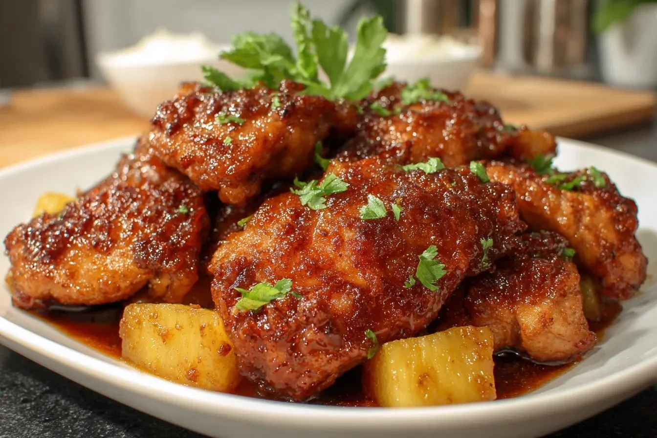 brown sugar pineapple chicken: 5 Easy Recipes 3 1773491395067 urntec75wno