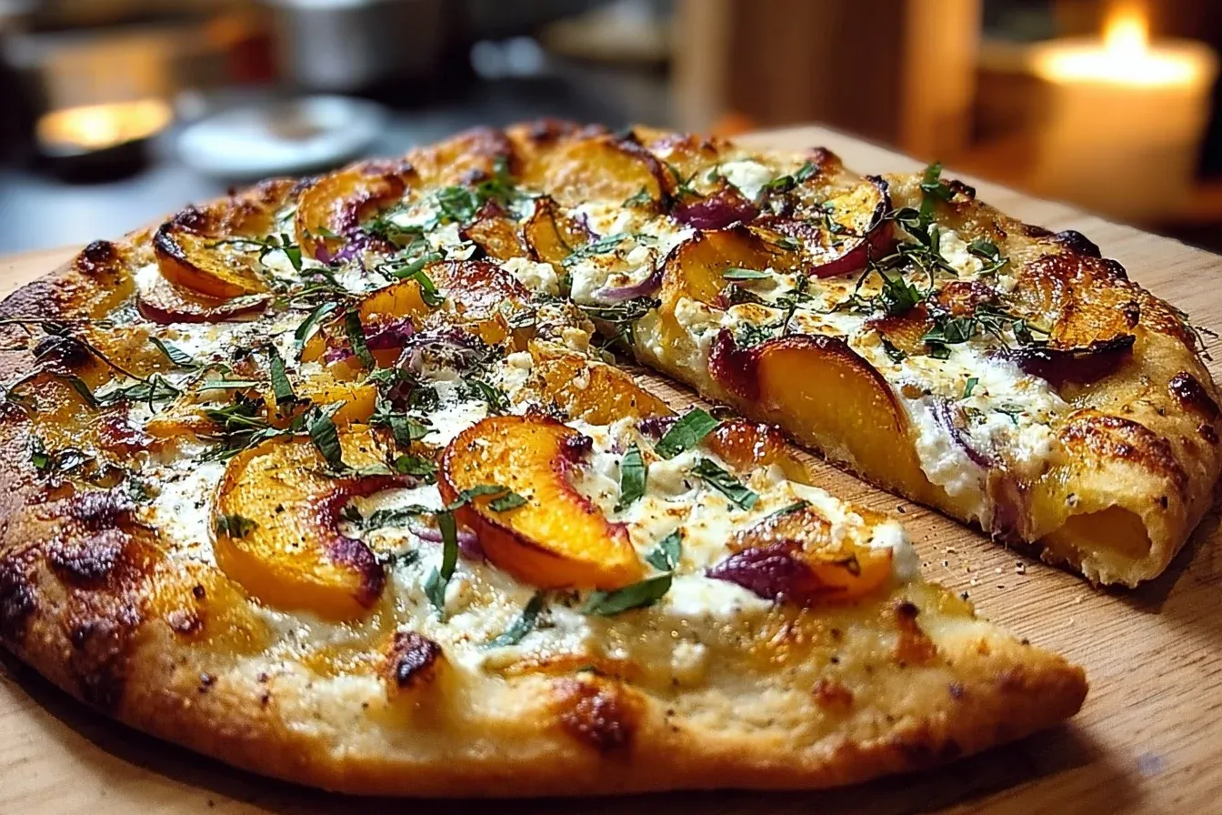 spicy peaches brie pizza: 7 Amazing Homemade Ideas 1 spicy peaches brie pizza: 7 Amazing Homemade Ideas