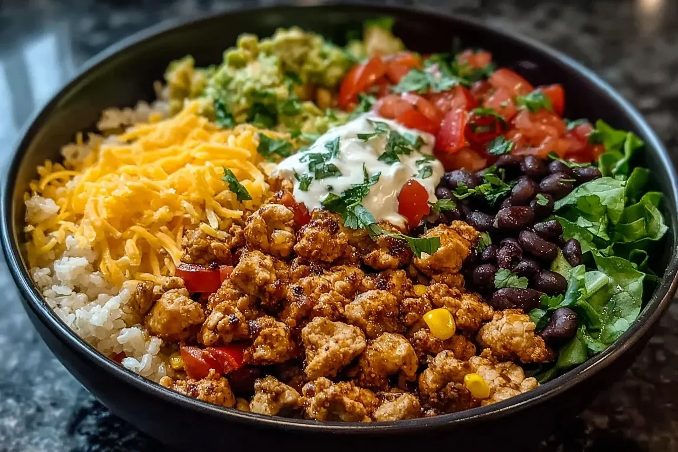 ground chicken burrito bowl: 4 Ultimate Party Ideas