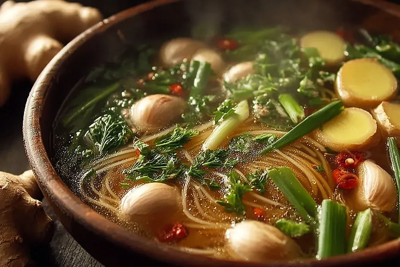 healing ginger garlic broth: 6 Easy Recipes